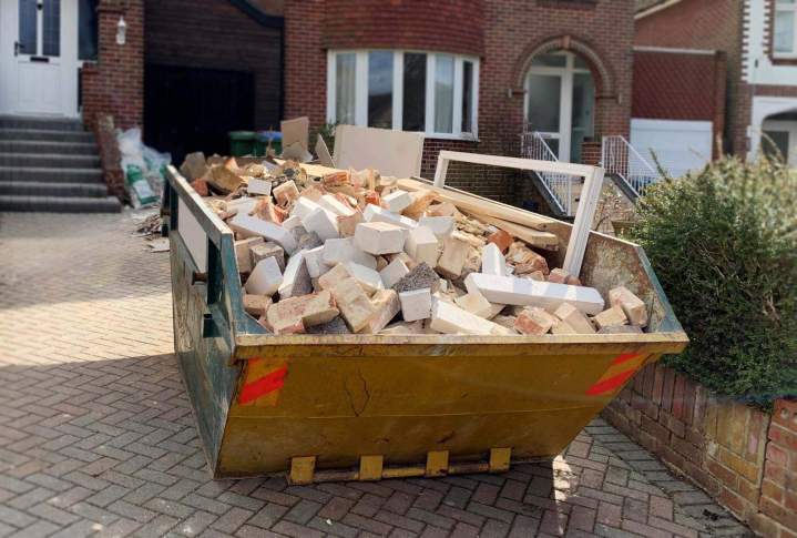 Benne pour déchets construction Herblay-sur-Seine
